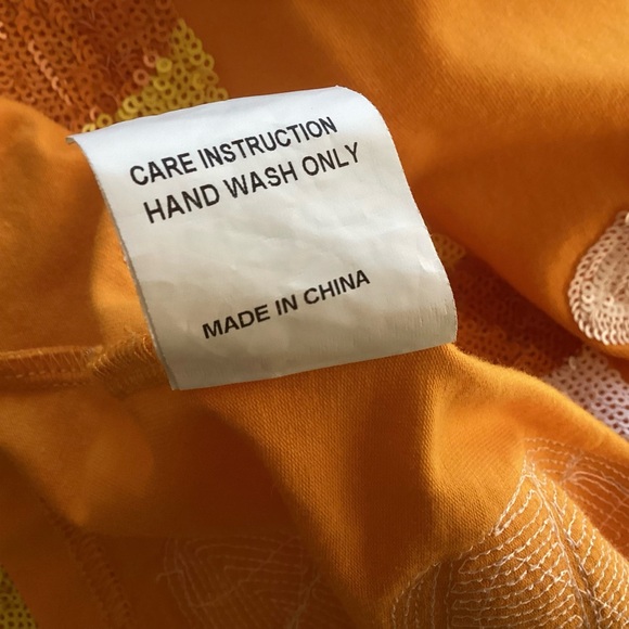 Queen of Sparkles Candy Corn Top Halloween Sequins Sm - Picture 8 of 9